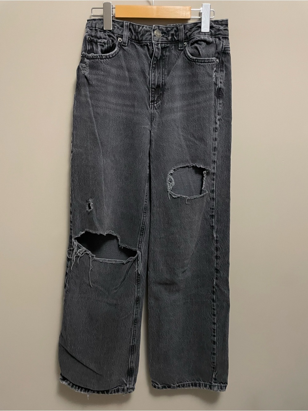 Garage Denim Black Street Wide Leg Jean Women’s 01 or 25